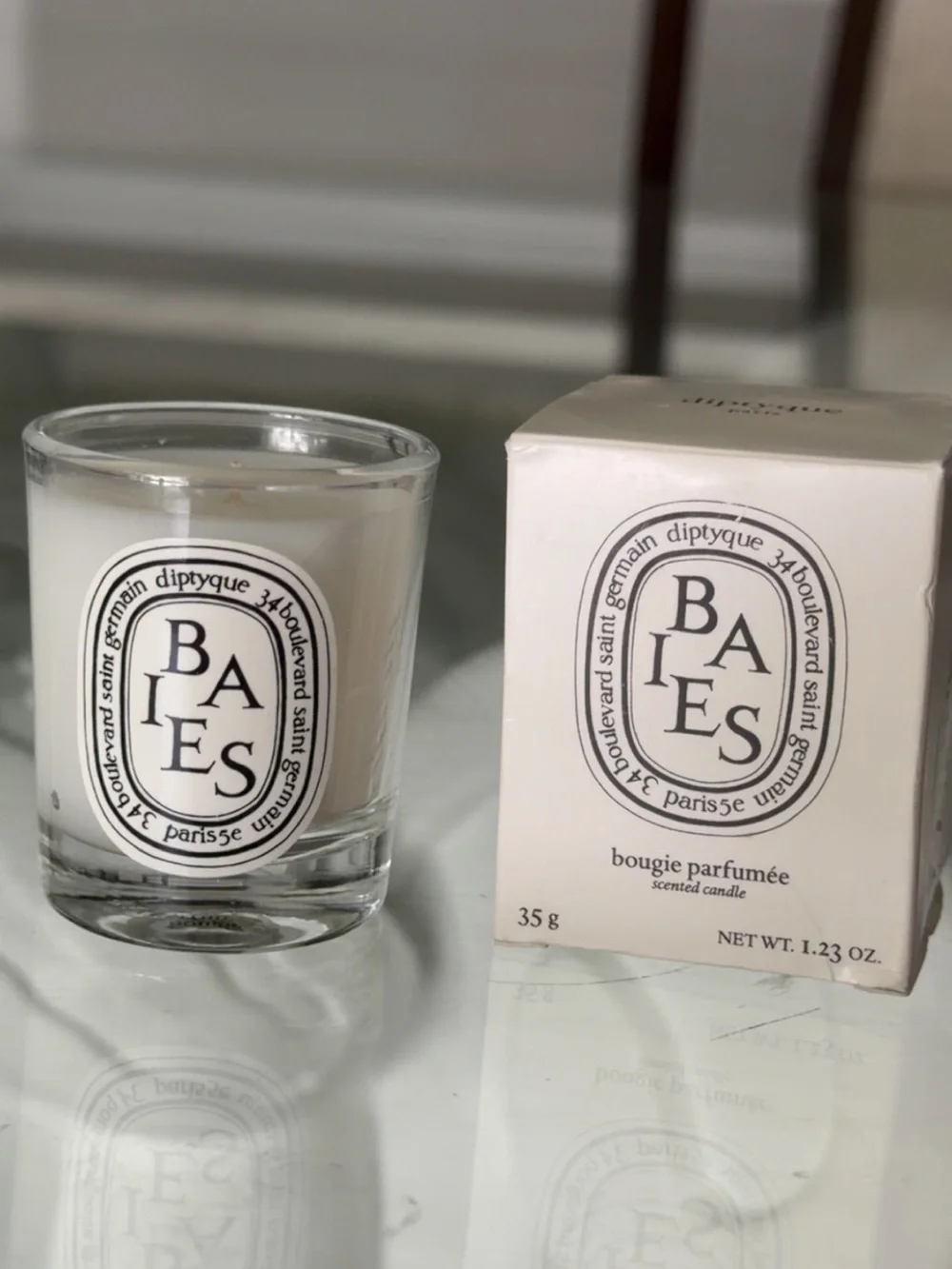 diptyque White Scented Votive Candle